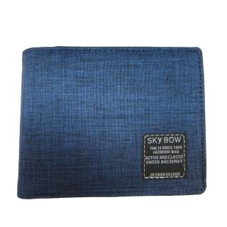 【SNOW.bagshop】短夾二折型主袋休閒中性款防水尼龍布可刷洗(加長尺寸固定型證件夾青少全齡適用