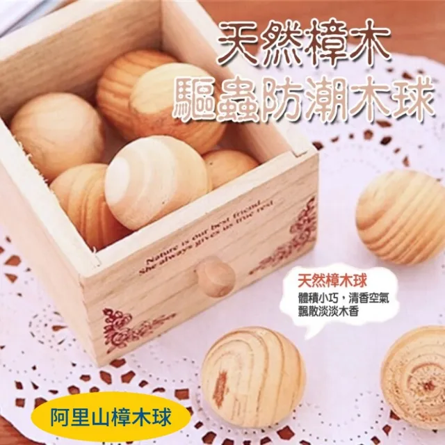 阿里山樟木球100顆(天然芬多精 防蟻 防蚊 防霉 驅蟲 飄香)