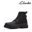 【Clarks】男靴 Badell Hi 鋸齒狀厚底圓頭設計工裝靴 軍靴 工程靴(CLM73422B)