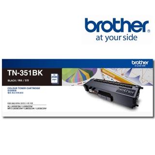 【brother】TN-351BK 原廠黑色碳粉匣 適用機型：MFC-L8600CDW/HL-L8350CDW(TN-351BK)