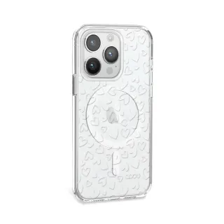 【apbs】apbs iPhone 15/14/13/12/11系列 浮雕感輕薄軍規防摔磁吸手機殼(愛心)