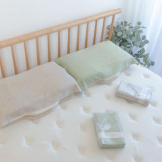 【LOVEFU大島樂眠】海獺口水枕巾 x 舒柔米-除臭抗菌 睡眠零負擔