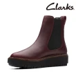 【Clarks】女靴 OriannaW Up 現代剪裁厚實鞋底切爾西靴 厚底靴 短靴(CLF74822B)