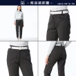 【Lynx Golf】女款日本進口布料保溫舒適脇邊剪裁設計素面造型窄管長褲(二色)