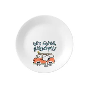 【CORELLE 康寧餐具】SNOOPY 露營趣 8吋平盤(108)