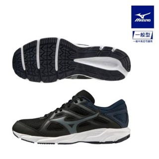 【mizuno 美津濃】mizuno spark 8 男鞋 一般型 慢跑鞋 黑灰藏青(k1ga230351)