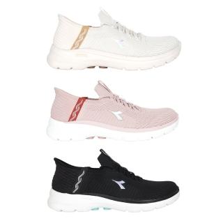 【DIADORA】女悠游健走鞋-運動 休閒 瞬穿 快易穿(DA33690 DA33689 DA33688)