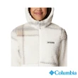 【Columbia 哥倫比亞 官方旗艦】女款-Winter Pass™刷毛連帽外套-米白(UAR08500BGHF)
