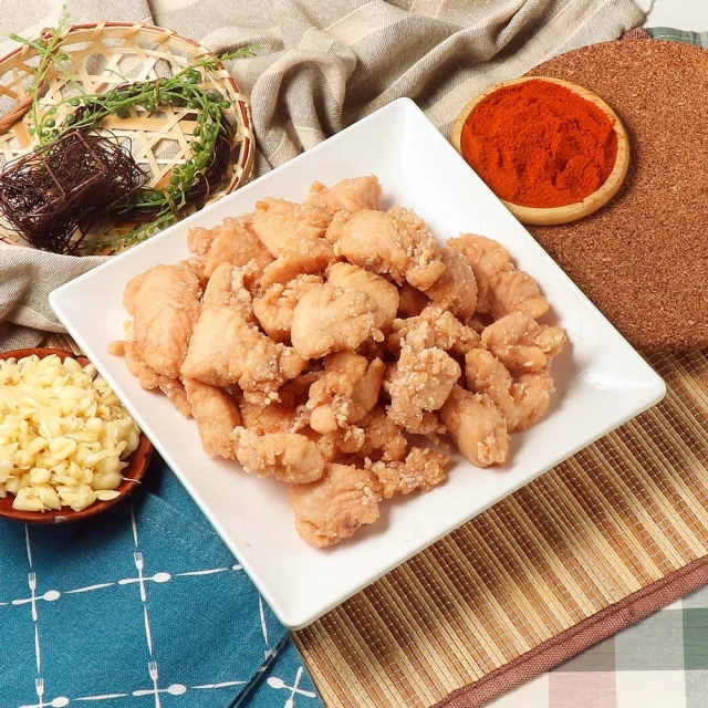 蒜翻天鹹酥雞 田園組合套餐炸物(鹹酥雞、花野菜、杏包菇)