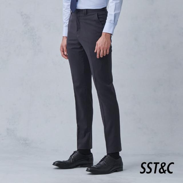 【SST&C】炭灰修身西裝褲0212211001(換季65折)