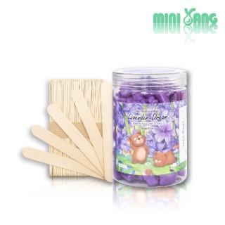 【MINI YANG】夢幻小熊造型熱蠟豆+除毛專用木棒(居家輕鬆除毛 超Q小熊造型蠟豆 全新配方 超低痛感)