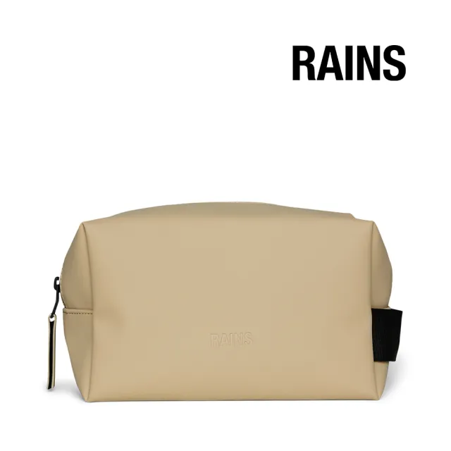 【RAINS官方直營】Wash Bag Small 防水小型盥洗包(Sand 駝沙色)