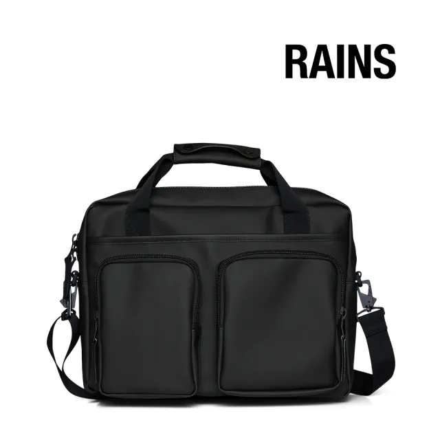 【RAINS官方直營】Texel Tech Bag 商務兩用手提包(Black 經典黑)