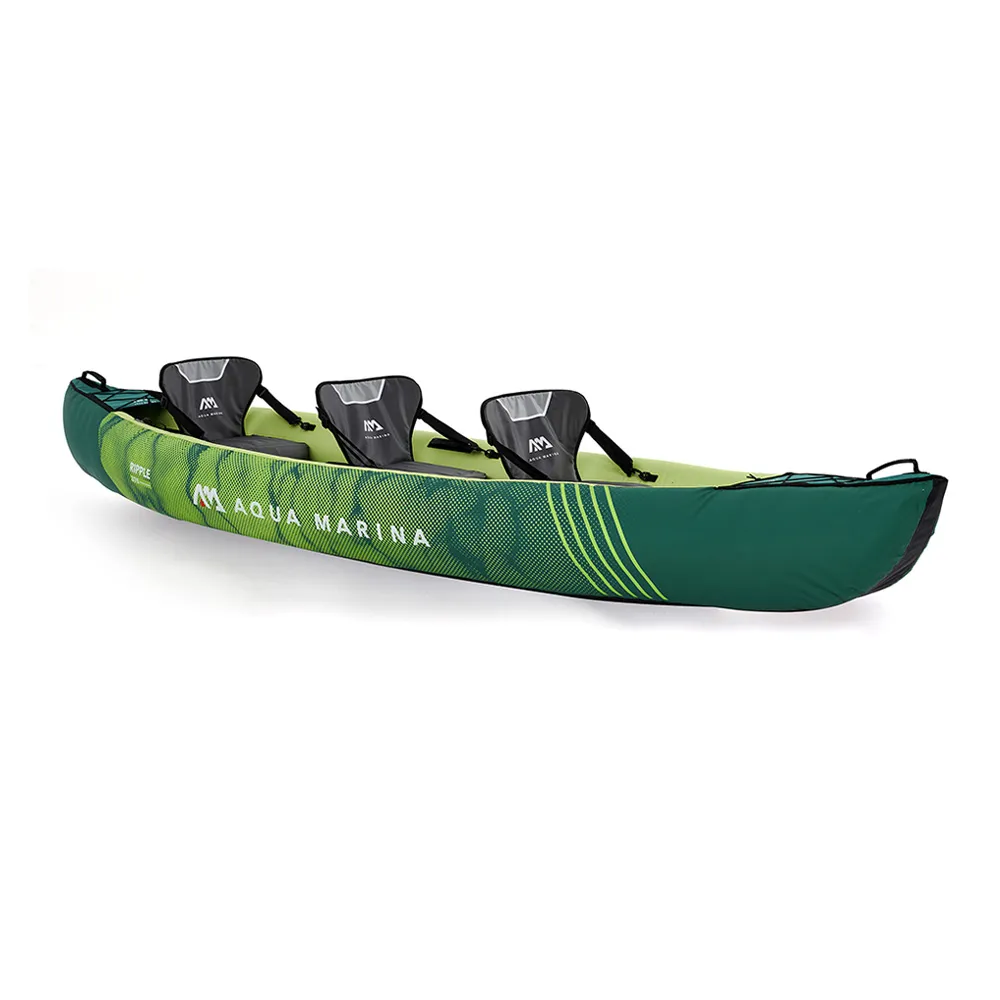 【Aqua marina】充氣2+1獨木舟-舒適型 RIPPLE RI-370(休閒型 KAYAK 皮艇 皮划艇 水上活動)