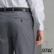 【SST&C 最後65折】淺灰千鳥格標準西裝褲0212205003