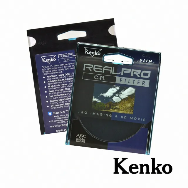 【Kenko】95mm REALPRO MC C-PL 防潑水多層鍍膜環型偏光鏡(公司貨)