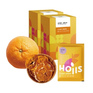 【Hoiis 好集食】去皮橘子果乾隨身包14包入/2盒(無添加/可沖泡果乾水)