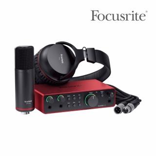 【Focusrite】Scarlett 2i2 Studio 錄音介面套裝組 第四代(原廠公司貨 商品保固有保障)