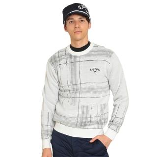 【Callaway 卡拉威】男士 圓領針織衫 白色(C22218106 1030)