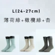 【FOOTER除臭襪】3入組-素色中階日常50%羊毛襪4色可選(W190M/L/XL保暖襪 羊毛厚襪 澳洲細羊毛襪)