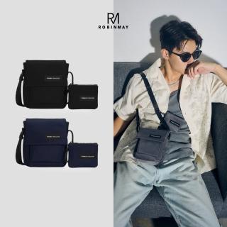 【ROBINMAY】洛德斜揹包-M(磁扣、拉鍊封口/高磅數尼龍/多色任選)
