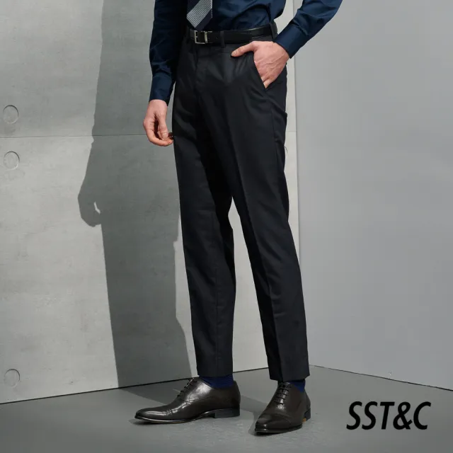 【SST&C 最後６５折】米蘭系列灰色修身西裝褲0212204003