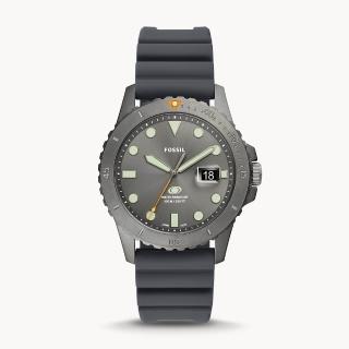 【FOSSIL】黑夜星空矽膠腕錶 42MM(FS5994)