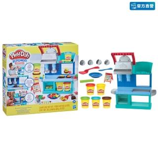 【PLAYDOH 培樂多】廚房系列(主廚很忙餐廳遊戲組 F8107)