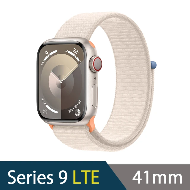 AppleApple Watch Series 9 LTE版 41mm(鋁金屬錶殼搭配運動型錶環)
