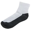 【KEROPPA 可諾帕】可諾帕細針毛巾底5比1氣墊1/2短襪x3雙(雙C91006)