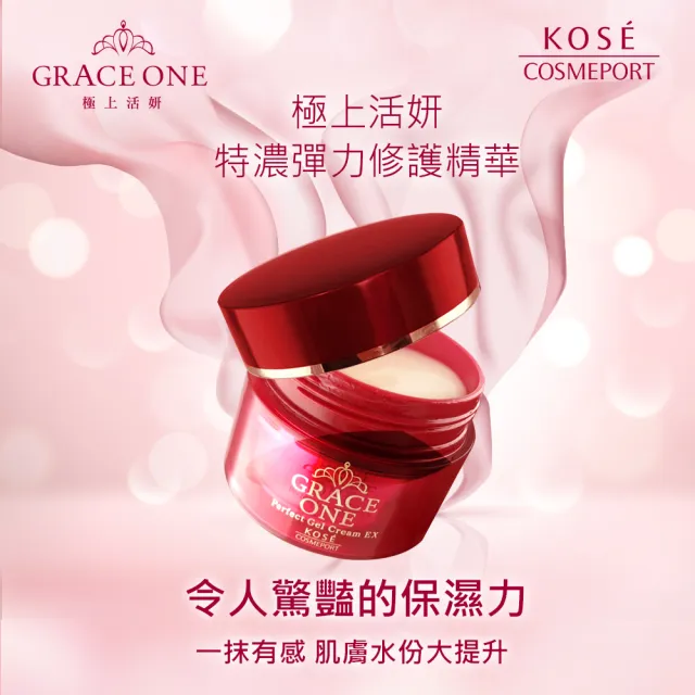 KOSE 極上活妍】特濃彈力修護精華100g*2入(保濕/頸霜/眼霜/乾燥細紋