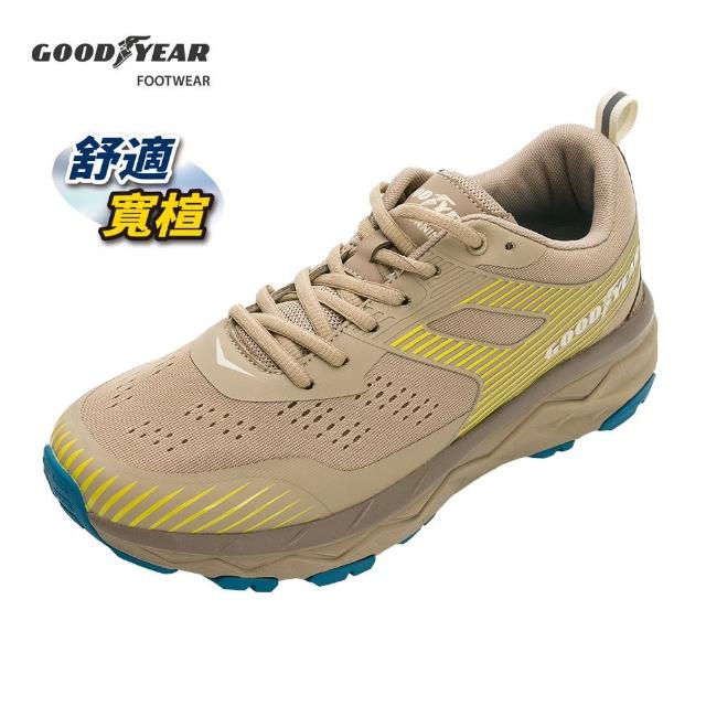 【GOODYEAR 固特異】奔馳越野-寬楦越野運動鞋/男 緩震 耐磨 棕(GAMR33831)