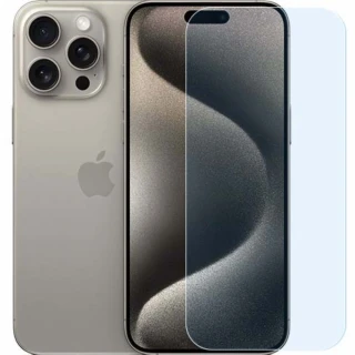 【MK馬克】APPLE iPhone15 Pro 6.1吋 高清防爆透明非滿版鋼化保護貼