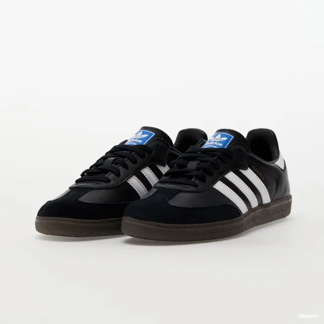 adidas 愛迪達】Adidas 愛迪達Originals Samba OG 男鞋黑色焦糖黑底