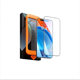 【TORRAS 圖拉斯】iPhone 15 Insta II Master 2023年新版 滿版手機螢幕鋼化玻璃保護貼(一蓋即貼 軍規防護)