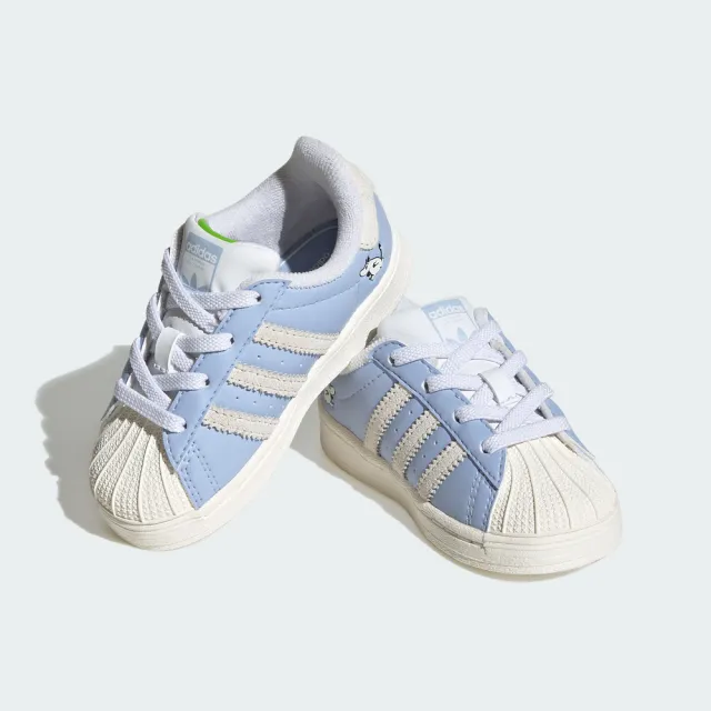 【adidas官方旗艦】MOOMIN X SUPERSTAR 休閒鞋 運動休閒鞋 貝殼鞋 嬰幼童鞋 - Originals(ID6653)