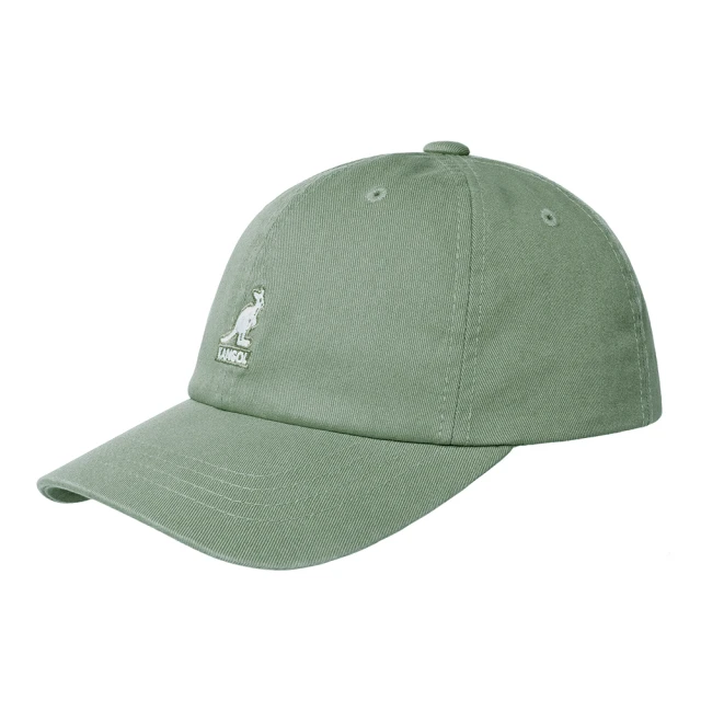 【KANGOL】WASHED 棒球帽(草綠色)