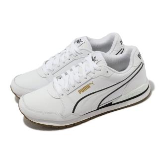 【PUMA】休閒鞋 ST Runner V3 Bold 男鞋 白 深綠 小白鞋 皮革(388128-05)
