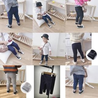 【安朵童舖】現貨薄款仿牛仔褲加絨打底褲嬰兒兒童幼兒打底褲男女寶寶褲子長褲(011/049)