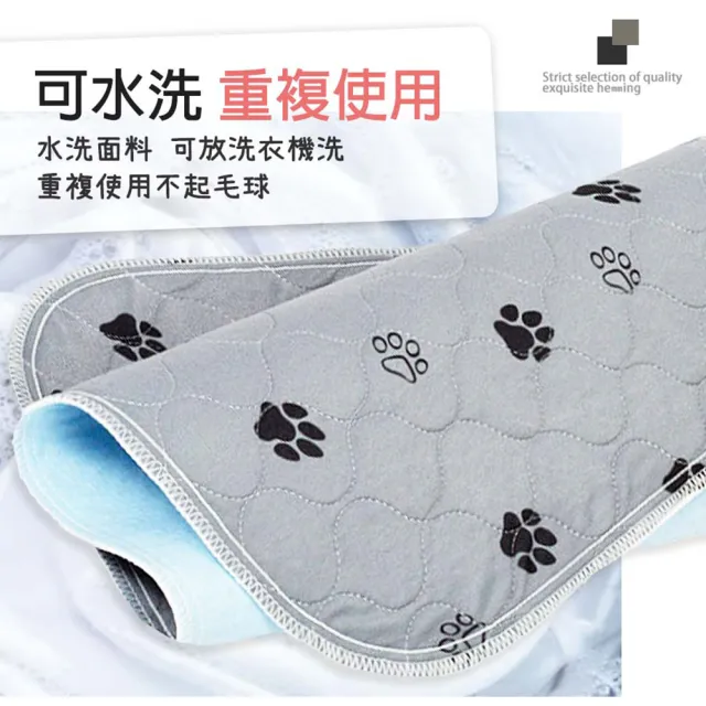 【LIKE PET】加厚寵物環保尿墊-M(貓狗尿片 重複使用 防水可洗 環保尿布墊 環保可水洗 保潔墊)