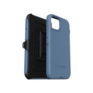 【OtterBox】iPhone 15 Plus 6.7吋 Defender 防禦者系列保護殼(藍)