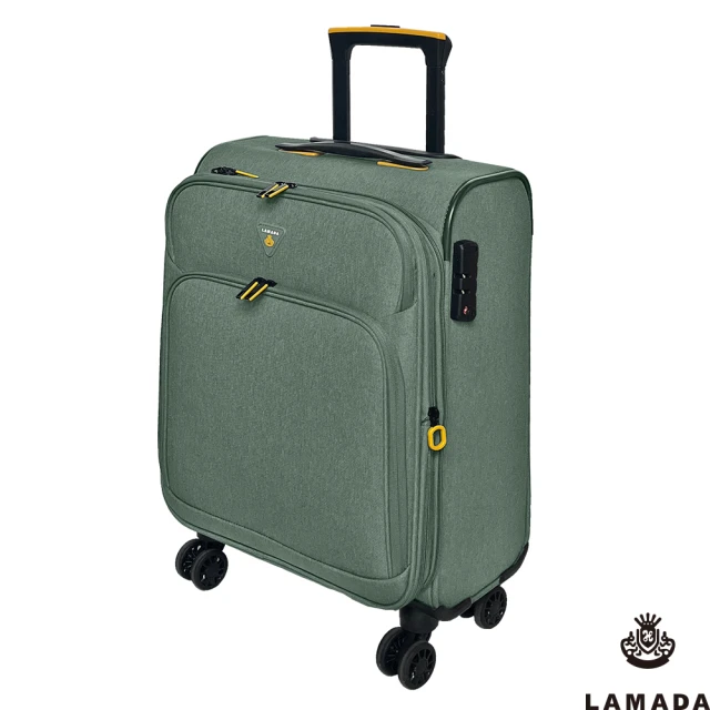 LAMADA 19吋 限量款輕量都會系列布面登機箱/旅行箱/