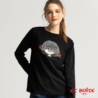 【BLUE WAY】女裝 LIZ玫瑰刺鏽 長袖 上衣-ET BOiTE箱子