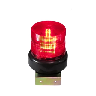 【昌運監視器】LD-99R13 AC220V 中型紅色LED警報旋轉燈(含L鍍鋅鐵板支架及蜂鳴器)
