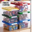 【Mua 姆兒選品】日本品牌收納箱透明收納箱小號(收納盒 玩具收納箱 彩色收納盒 衣物收納)