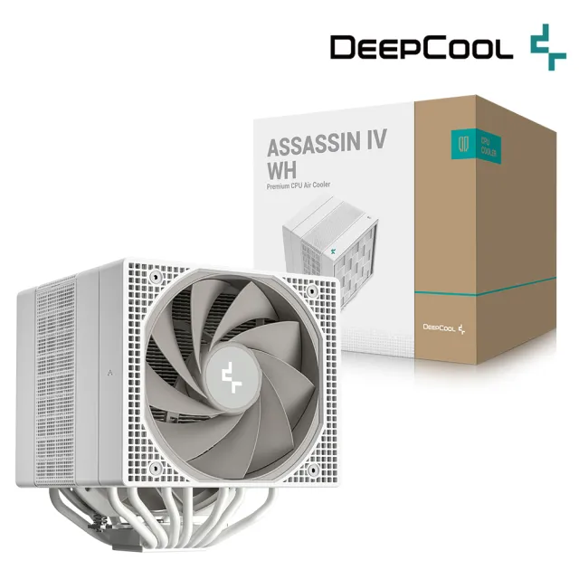 【DeepCool】九州風神  阿薩辛 4 CPU 散熱器(白色)