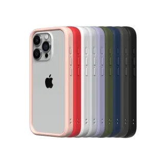 【RHINOSHIELD 犀牛盾】iPhone 15 Pro Max 6.7吋 CrashGuard 模組化防摔邊框手機保護殼(獨家耐衝擊材料)