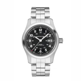 【HAMILTON 漢米爾頓旗艦館】卡其陸戰腕錶42mm(自動上鍊 中性 精鋼錶帶 H70515137)