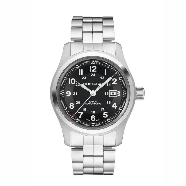 【HAMILTON 漢米爾頓旗艦館】卡其陸戰腕錶42mm(自動上鍊 中性 精鋼錶帶 H70515137)
