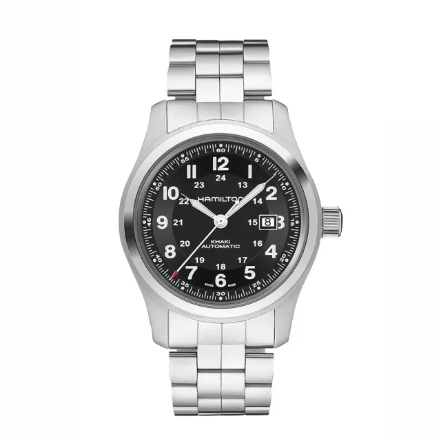 【HAMILTON 漢米爾頓旗艦館】卡其陸戰腕錶42mm(自動上鍊 中性 精鋼錶帶 H70515137)